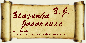 Blaženka Jašarević vizit kartica